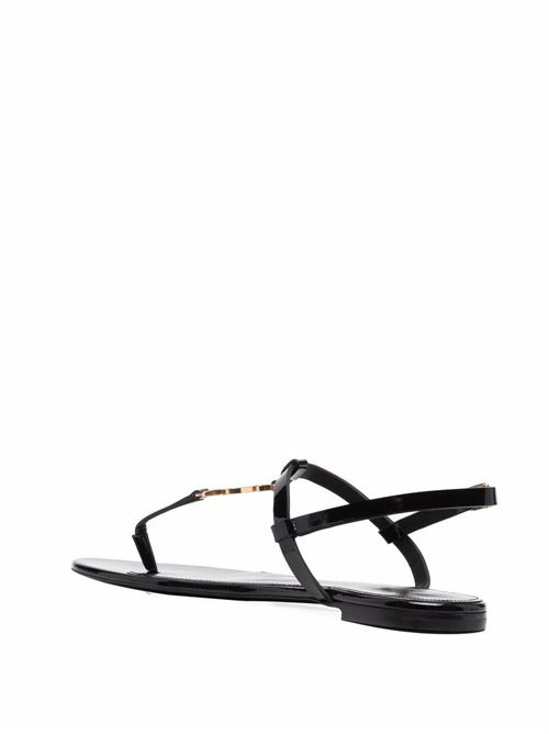 Sandali Cassandra con logo Saint Laurent | 659817B8IKK1000